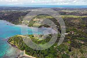 Aerial view of Sainte Marie island - Nosy Boraha, Madagascar