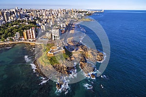 Aerial View of Salvador da Bahia, Brazil