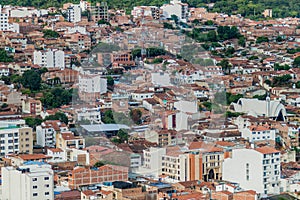 Aerial view of San Gil town