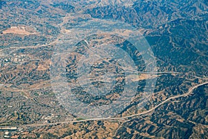 Aerial view of Santa Clarita area photo