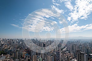 Aerial view of sao paulo.