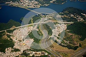 Aerial view of Sao Paulo