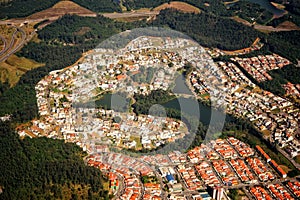 Aerial view of Sao Paulo