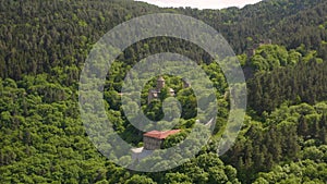 Aerial view of Sapara Monastery