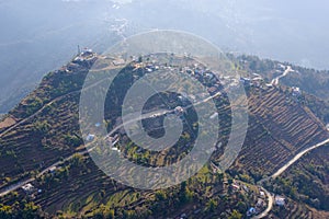 Aerial view of Sarangkot