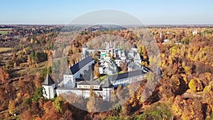 Aerial view on Savvino-Storozhevsky Monastery in Zvenigorod