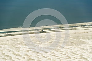 Aerial view from the Schleswig-Holstein Wadden Sea National Park