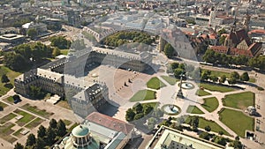 Aerial view of Schlossplatz