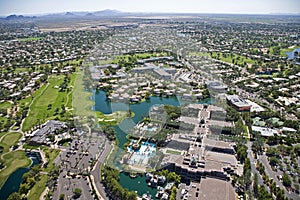 Aerial view of Scottsdale photo