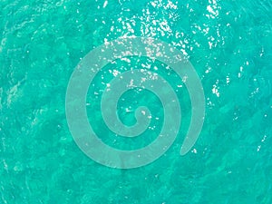Aerial view sea surface water background,Nature ocean sea background,Top view nature sea surface background