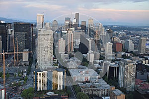 Aerial View of Seattle, Washington