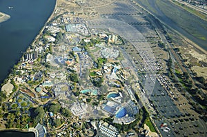 Aerial view of Seaworld, San Diego