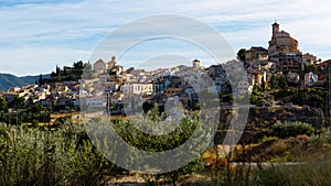 Aerial view of Seehin municipality in Spain, province of Murcia photo