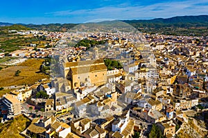 Aerial view of Seehin municipality in Spain, province of Murcia photo