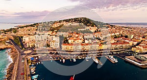 Aerial View Of Sete, France