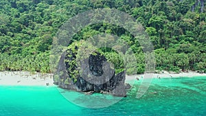 Aerial view of Seven Commando Beach