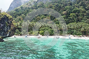 Aerial view of Seven Commandos Beach