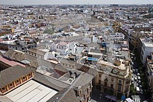 Aerial view of Sevilla