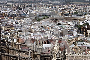 Aerial view of Sevilla