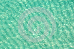 Aerial View of Shallow Ocean