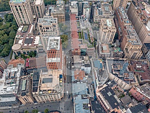 Aerial view in Shanghai, China