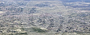 An Aerial View of Sierra Vista, Arizona, from Carr Canyon