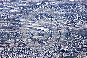 An Aerial View of Sierra Vista, Arizona, from Carr Canyon photo