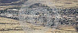 An Aerial View of the Sierra Vista, Arizona, West End from Carr