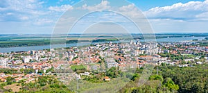 Aerial view of Silistra, Bulgaria.