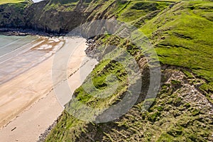 Aerial view of the Silver Strand in County Donegal - Ireland