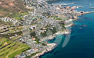 Aerial view of Simonstown South Africa