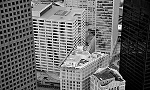 Aerial view of skyscrapers at Atlanta, Georgia