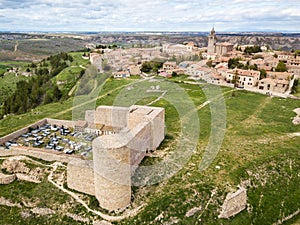 Aerial view of Medinaceli in Spain photo