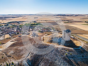 Aerial view of Mota del MarquÃÂ©s in Spain photo