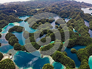 Aerial View - Sohoton Cove, Siargao - The Philippines