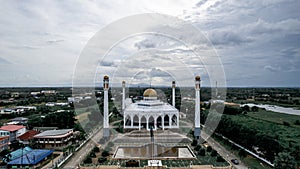 Aerial view of Songkhla central Mosque