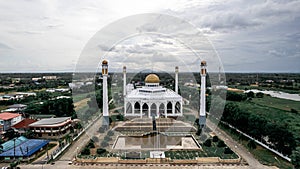 Aerial view of Songkhla central Mosque