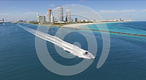 Aerial view of South Miami Beach