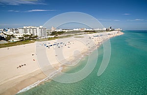 Aerial view of South Miami Beach