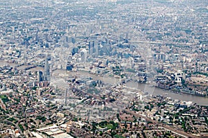 Aerial view of Southwark and the City of London photo