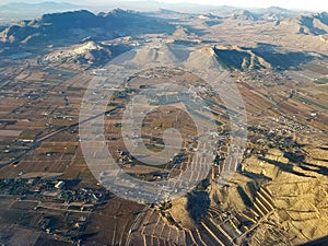 Aerial view of Spain landscape