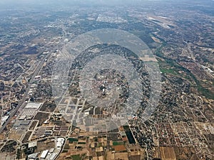 Aerial view of Spain landscape