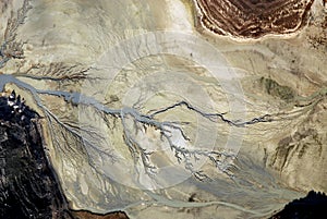 Aerial view of spanish geographic feature