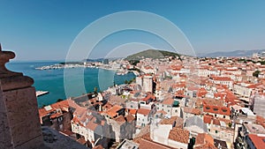 Aerial view of Split, Croatia