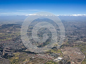 Aerial view of sprawling city of Addis Ababa, Ethiopia photo