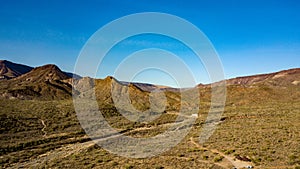 Aerial View Of Spur Cross Ranch Regional Park Near Cave Creek, Arizona