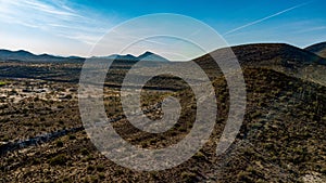 Aerial View Of Spur Cross Ranch Regional Park Near Cave Creek, Arizona