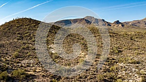 Aerial View Of Spur Cross Ranch Regional Park Near Cave Creek, Arizona