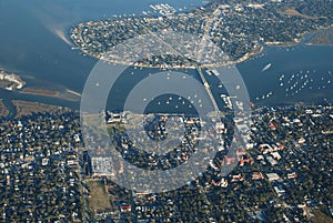 Aerial View of St. Augustine, FL