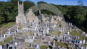 St. Mullins Graveyard and Monastic Site. county Carlow. Ireland photo